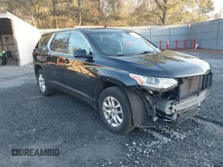 2020 Chevrolet Traverse LS with VIN 1GNERFKW7LJ310488, listed as a IAAI auction lot 41464662 with 70,494 mi miles. Bid and sale history available at carsss.com. Image 1.