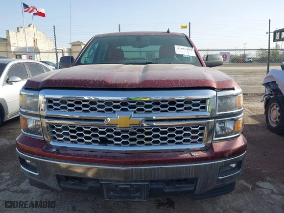 2014 Chevrolet Silverado 1500 LT with VIN 3GCUKREH4EG284122, listed as a IAAI auction lot 41667059 with 243,251 mi miles. Bid and sale history available at carsss.com. Image 12.