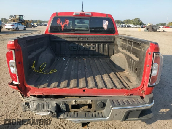 2018 GMC Canyon 4WD All Terrain w/Cloth with VIN 1GTG6CEN9J1159386, listed as a Copart auction lot 77596304 with 136,363 mi miles and Salvage Title. Bid and sale history available at carsss.com. Image 6.