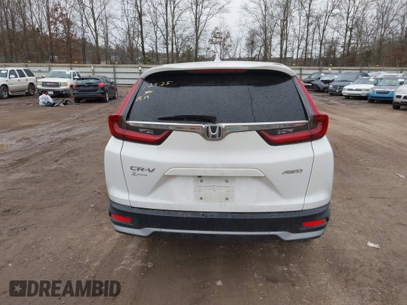 2020 Honda CR-V EX with VIN 5J6RW2H59LL027969, listed as a IAAI auction lot 41452386 with 45,448 mi miles. Bid and sale history available at carsss.com. Image 16.
