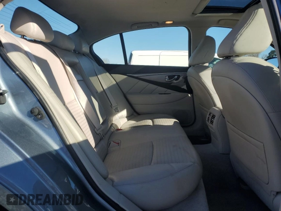 2015 Infiniti Q50 with VIN JN1BV7AR3FM410618, listed as a Copart auction lot 49380135 with 112,657 mi miles and Salvage Title. Bid and sale history available at carsss.com. Image 10.