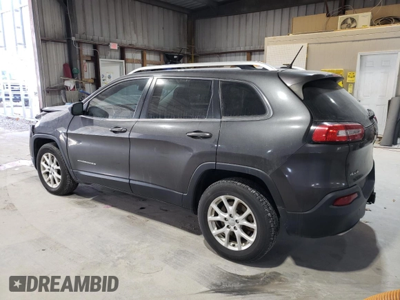 2015 Jeep Cherokee Latitude with VIN 1C4PJMCS7FW504728, listed as a Copart auction lot 81674984 with 144,342 mi miles and Salvage Title. Bid and sale history available at carsss.com. Image 2.
