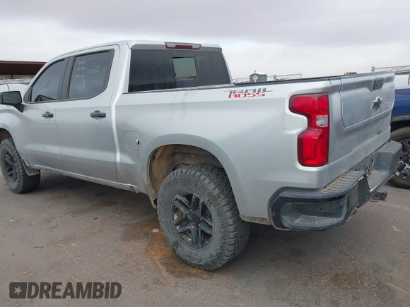 2021 Chevrolet Silverado 1500 LT Trail Boss with VIN 3GCPYFED7MG468427, listed as a IAAI auction lot 41563039 with Not Provided miles and . Bid and sale history available at DreamBid. Image 3.