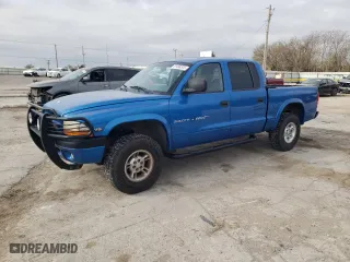 2000 Dodge Dakota Sport with VIN 1B7GG2AN0YS699193, listed as a Copart auction lot 51438325 with 127,106 mi miles and Salvage Title. Bid and sale history available at carsss.com. Image 1.