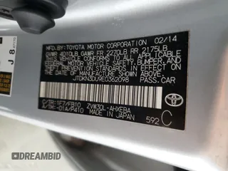 2014 Toyota Prius Four with VIN JTDKN3DU9E0362098, listed as a Copart auction lot 51856605 with 175,765 mi miles and Clean Title. Bid and sale history available at carsss.com. Image 12.