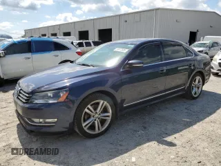 2014 Volkswagen Passat SEL Premium with VIN 1VWCN7A32EC018096, listed as a Copart auction lot 56972805 with 118,515 mi miles and Non repairable. Bid and sale history available at DreamBid. Image 1.