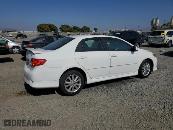 2010 Toyota Corolla with VIN 2T1BU4EE1AC447324, listed as a Copart auction lot 62192505 with 221,634 mi miles and Clean title. Bid and sale history available at DreamBid. Image 3.