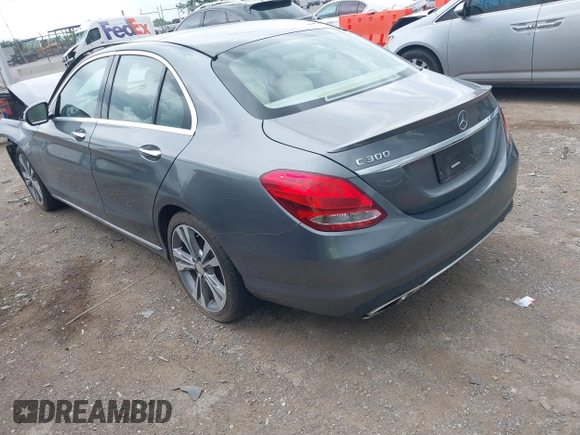 2017 Mercedes-Benz C 300 with VIN 55SWF4JB3HU208465, listed as a IAAI auction lot 42129983 with 123,710 mi miles and . Bid and sale history available at DreamBid. Image 3.