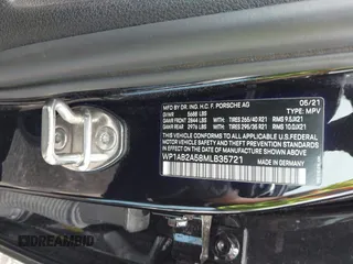 2021 Porsche Macan S with VIN WP1AB2A58MLB35721, listed as a IAAI auction lot 42591180 with 47,444 mi miles and . Bid and sale history available at DreamBid. Image 9.