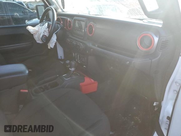 2021 Jeep Wrangler Sport S with VIN 1C4GJXAN4MW627446, listed as a Copart auction lot 78313653 with 42,536 mi miles and Salvage Title. Bid and sale history available at DreamBid. Image 8.
