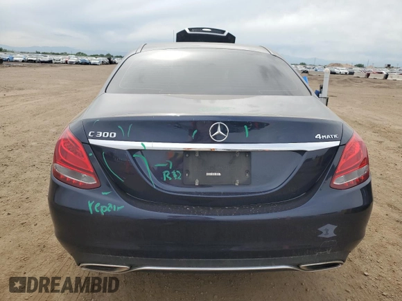 2017 Mercedes-Benz C 300 с VIN 55SWF4KB5HU217196, выставлен на аукционе Copart как лот 59295625 с пробегом 72 689 миль миль и Списание • Salvage title. История ставок и продаж доступна на DreamBid. Изображение 6.