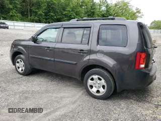 2012 Honda Pilot LX with VIN 5FNYF4H25CB010625, listed as a Copart auction lot 57208515 with 81,617 mi miles and Salvage title. Bid and sale history available at DreamBid. Image 2.