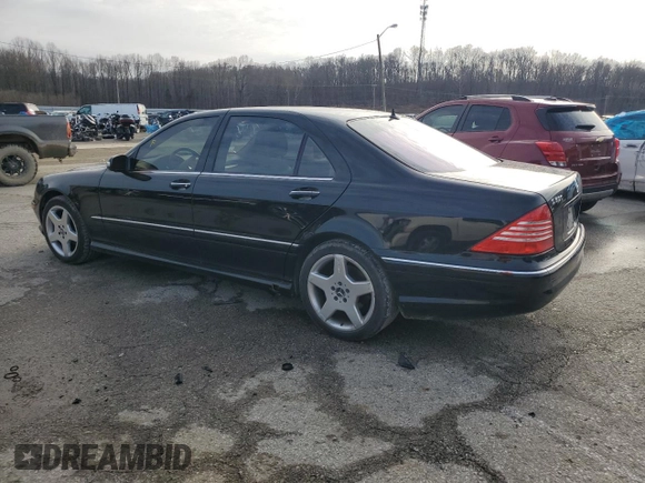 2004 Mercedes-Benz S 500 z VIN WDBNG75J84A409566, wystawiony jako Copart lot #85411474 z przebiegiem 153 208 mil mil oraz Czysty tytuł • Clean title. Historia ofert i sprzedaży dostępna na DreamBid. Obrazek 2.