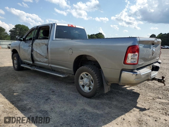 2020 Ram 2500 Big Horn with VIN 3C6UR5JL3LG159955, listed as a Copart auction lot 59462445 with 120,477 mi miles and Salvage title. Bid and sale history available at DreamBid. Image 2.