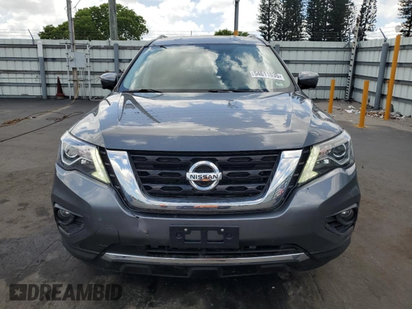 2019 Nissan Pathfinder SV with VIN 5N1DR2MM7KC593207, listed as a Copart auction lot 54611035 with 71,495 mi miles and Salvage Title. Bid and sale history available at carsss.com. Image 5.