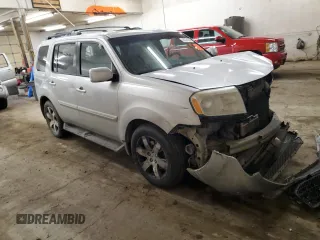 2014 Honda Pilot Touring with VIN 5FNYF4H95EB040840, listed as a Copart auction lot 45274255 with Not Provided miles and Salvage Title. Bid and sale history available at DreamBid. Image 4.
