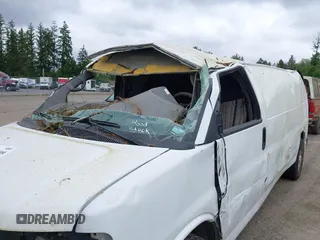 2013 Chevrolet Express Cargo with VIN 1GCWGGBA9D1163007, listed as a IAAI auction lot 42438809 with Not provided miles and . Bid and sale history available at DreamBid. Image 6.