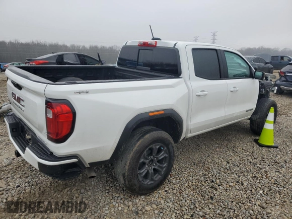 2023 GMC Canyon 4WD Elevation with VIN 1GTP6BEK1P1163201, listed as a Copart auction lot 42853365 with 28,825 mi miles and Clean Title. Bid and sale history available at carsss.com. Image 3.