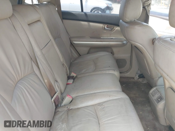 2006 Lexus RX 400h with VIN JTJHW31U462005605, listed as a IAAI auction lot 42601851 with 349,244 mi miles and . Bid and sale history available at DreamBid. Image 8.
