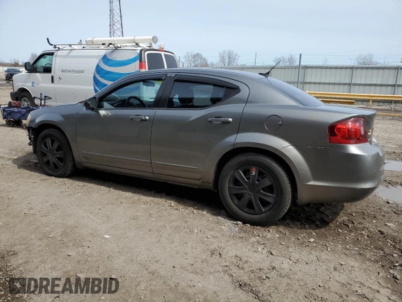 2012 Dodge Avenger SE with VIN 1C3CDZAB8CN285564, listed as a Copart auction lot 51046445 with 180,101 mi miles and Salvage Title. Bid and sale history available at carsss.com. Image 2.