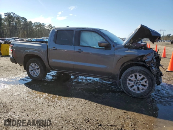 2023 Nissan Frontier Pro-X with VIN 1N6ED1EJ2PN606489, listed as a Copart auction lot 89196555 with 12,979 mi miles and Salvage title. Bid and sale history available at DreamBid. Image 4.