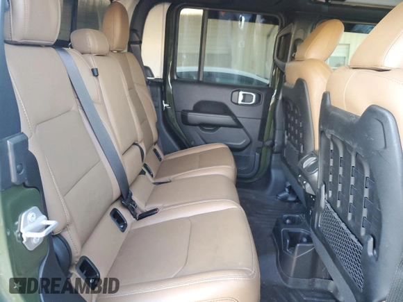 2021 Jeep Gladiator Rubicon with VIN 1C6JJTBM1ML599103, listed as a Copart auction lot 77084134 with 16,031 mi miles and Salvage title. Bid and sale history available at DreamBid. Image 10.