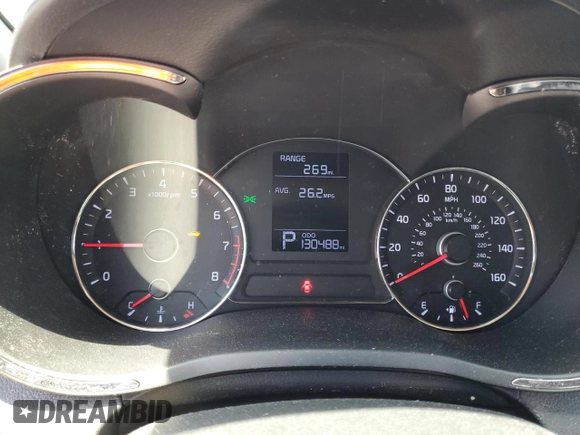 2015 Kia Forte LX with VIN KNAFX4A69F5343124, listed as a Copart auction lot 54858145 with 130,488 mi miles and Salvage Title. Bid and sale history available at carsss.com. Image 9.