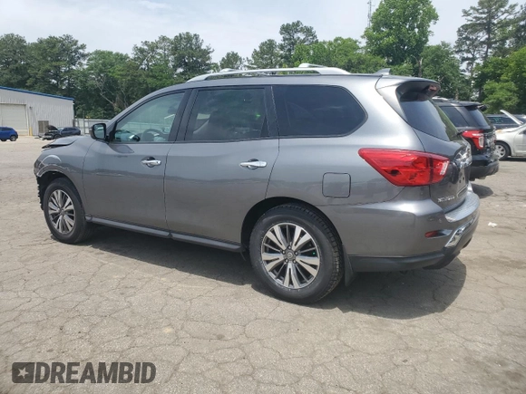 2020 Nissan Pathfinder S with VIN 5N1DR2AM6LC647098, listed as a Copart auction lot 57302505 with 51,325 mi miles and Salvage title. Bid and sale history available at DreamBid. Image 2.