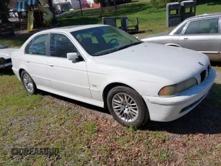 2003 BMW 5 Series 530iA with VIN WBADT63453CK37707, listed as a IAAI auction lot 41897124 with 1 mi miles. Bid and sale history available at carsss.com. Image 1.