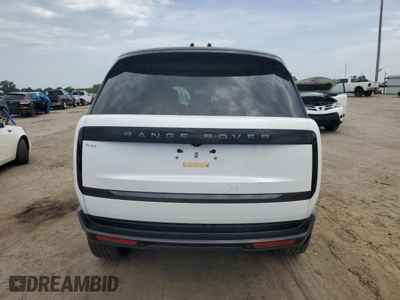 2024 Land Rover Range Rover SE with VIN SALKPBFU4RA209767, listed as a Copart auction lot 55828995 with 15,212 mi miles and Salvage title. Bid and sale history available at DreamBid. Image 6.
