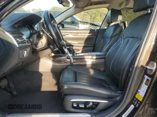 2017 BMW 7 Series 740i xDrive with VIN WBA7E4C50HGU99073, listed as a Copart auction lot 86506784 with 107,109 mi miles and Salvage Title. Bid and sale history available at carsss.com. Image 7.