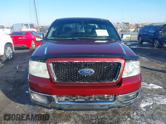 2005 Ford F-150 XLT with VIN 1FTPX12585NA02887, listed as a IAAI auction lot 41353228 with 162,863 mi miles. Bid and sale history available at carsss.com. Image 12.