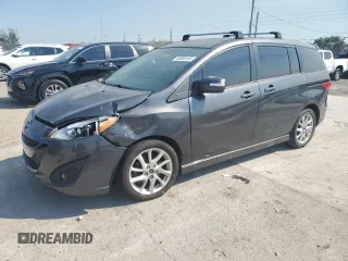 2013 Mazda 5 Touring with VIN JM1CW2CL1D0152890, listed as a Copart auction lot 49889185 with 142,197 mi miles and Salvage Title. Bid and sale history available at carsss.com. Image 1.