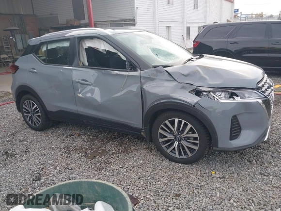 2022 Nissan Kicks SV with VIN 3N1CP5CV6NL510248, listed as a IAAI auction lot 41601382 with 50,010 mi miles and . Bid and sale history available at carsss.com. Image 1.