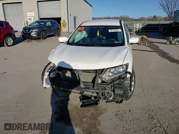 2016 Nissan Rogue S with VIN 5N1AT2MV8GC831442, listed as a Copart auction lot 50758085 with 75,336 mi miles and Salvage Title. Bid and sale history available at DreamBid. Image 12.