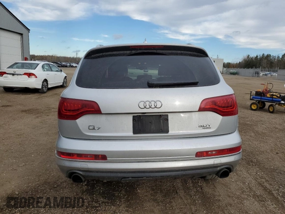 2013 Audi Q7 3.0L with VIN WA1CGCFE7DD009901, listed as a Copart auction lot 78799064 with 185,643 mi miles and Clean Title. Bid and sale history available at carsss.com. Image 6.