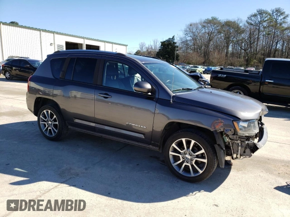2016 Jeep Compass High Altitude Edition with VIN 1C4NJDEB8GD696968, listed as a Copart auction lot 40581053 with 88,318 mi miles. Bid and sale history available at carsss.com. Image 4.