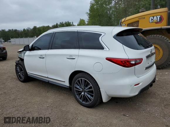 2013 Infiniti JX35 with VIN 5N1AL0MM0DC338930, listed as a Copart auction lot 65225314 with 161,032 mi miles and Salvage Title. Bid and sale history available at carsss.com. Image 2.
