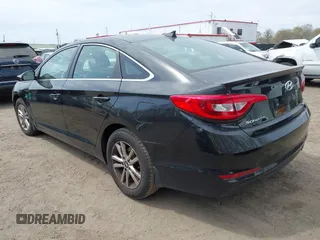 2017 Hyundai Sonata SE with VIN 5NPE24AF9HH451114, listed as a IAAI auction lot 42007411 with 58,945 mi miles. Bid and sale history available at carsss.com. Image 3.