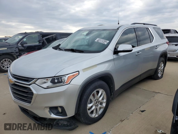 2020 Chevrolet Traverse LT Cloth z VIN 1GNEVMKW1LJ191417, wystawiony jako Copart lot #74080544 z przebiegiem 397 754 mil mil oraz Czysty tytuł • Clean title. Historia ofert i sprzedaży dostępna na DreamBid. Obrazek 1.