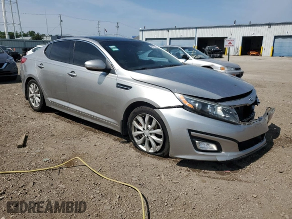 2015 Kia Optima EX с VIN 5XXGN4A71FG385837, выставлен на аукционе Copart как лот 60113905 с пробегом 172 274 миль миль и Списание • Salvage title. История ставок и продаж доступна на DreamBid. Изображение 4.
