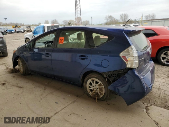 2012 Toyota Prius Two with VIN JTDZN3EU6C3130213, listed as a Copart auction lot 53680895 with Not Provided miles and Salvage Title. Bid and sale history available at DreamBid. Image 2.