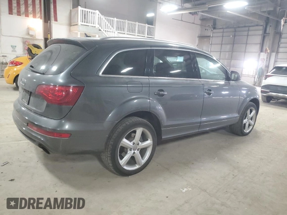 2011 Audi Q7 S line with VIN WA1DGAFE7BD010360, listed as a Copart auction lot 75758314 with 192,515 mi miles and Clean title. Bid and sale history available at DreamBid. Image 3.