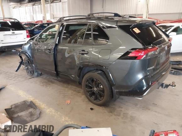 2023 Toyota RAV4 Hybrid SE with VIN JTM16RFV9PD089029, listed as a IAAI auction lot 41895409 with Not provided miles and . Bid and sale history available at DreamBid. Image 3.