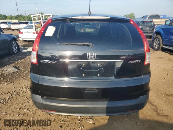 2012 Honda CR-V LX with VIN 2HKRM4H35CH113886, listed as a Copart auction lot 62484355 with 179,033 mi miles and Clean title. Bid and sale history available at DreamBid. Image 6.