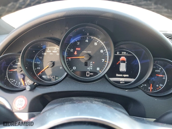 2018 Porsche Cayenne with VIN WP1AA2A21JKA05743, listed as a Copart auction lot 42643605 with 76,927 mi miles and Salvage Title. Bid and sale history available at carsss.com. Image 9.