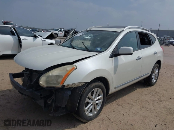 2013 Nissan Rogue S with VIN JN8AS5MV7DW104560, listed as a IAAI auction lot 41792395 with 104,201 mi miles and . Bid and sale history available at DreamBid. Image 2.