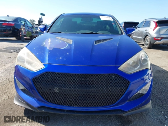 2013 Hyundai Genesis Coupe Grand Touring with VIN KMHHU6KJ5DU092555, listed as a IAAI auction lot 41959840 with 52,016 mi miles and . Bid and sale history available at DreamBid. Image 12.