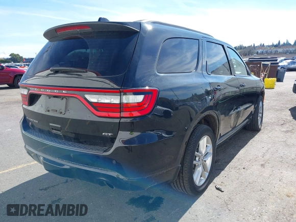 2024 Dodge Durango GT with VIN 1C4RDJDG0RC207475, listed as a IAAI auction lot 41880873 with 26,891 mi miles and . Bid and sale history available at DreamBid. Image 4.