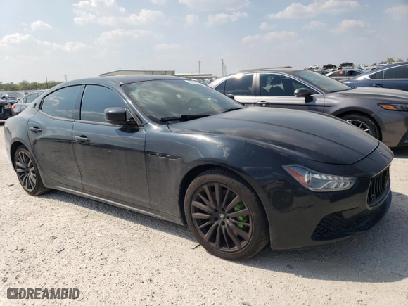 2015 Maserati Ghibli S Q4 with VIN ZAM57RTA7F1156917, listed as a Copart auction lot 66645593 with 92,750 mi miles. Bid and sale history available at carsss.com. Image 4.
